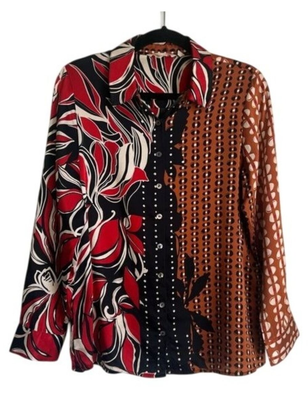 Soft Surroundings Tigris Silk Shirt - S